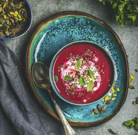 Cremige Rote-Bete-Suppe