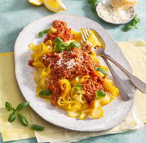 Zoodles mit Bolognese