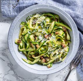 Zoodles mit Carbonara