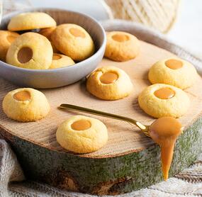 Engelsaugen mit Zimt und Karamell