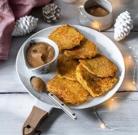 Weltbeste Reibekuchen mit Butterschmalz