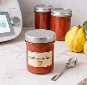 Feine Quittenmarmelade mit Vanille
