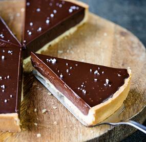 Klassische Schokotarte