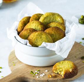 Salted Honey Pistacchio Cookies