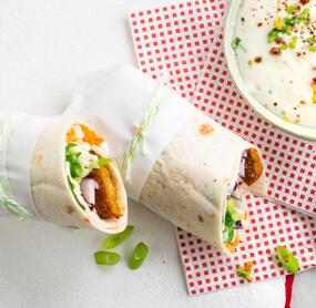 Vegane Falafel-Wraps