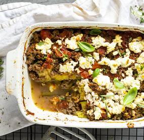 Low-Carb-Zucchini-Lasagne