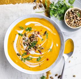 Kürbis-Karotten-Suppe