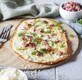 Low-Carb-Flammkuchen