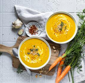 Möhren-Ingwer-Suppe