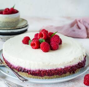 Vegane Schichttorte ohne Backen