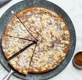 Mandelkuchen ohne Mehl und ohne Zucker