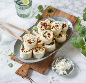 Frischkäseröllchen