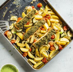 Ofenlachs mit Knusperkruste