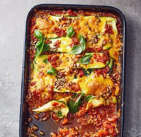 Schnelle Zucchini-Lasagne