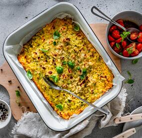 Kartoffel-Spargel-Rösti vom Blech