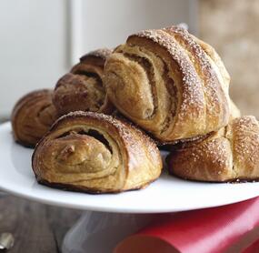 Marzipan-Franzbrötchen