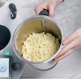 2-in-1-Teig für Boden und Streusel