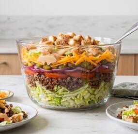 Schichtsalat à la Big Mac