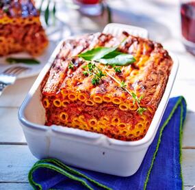 Hackfleisch-Makkaroni-Auflauf