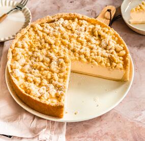 Käsekuchen mit Streuseln