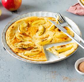 Klassische Apfelpfannkuchen