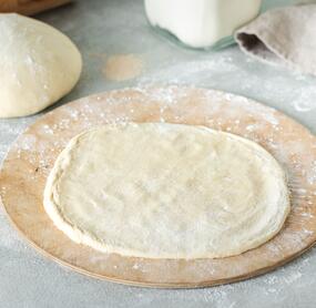 Pizzateig mit Trockenhefe