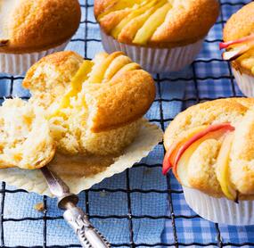 Saftige Apfelmuffins