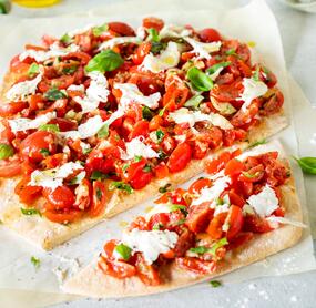 Schnelle Bruschetta-Pizza