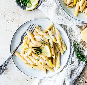 Cremige Zitronenpenne