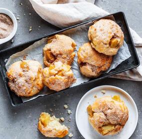 Apfelballen vom Blech