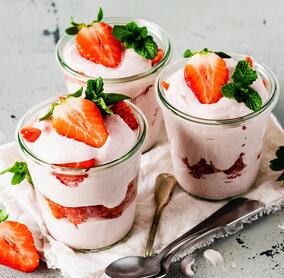 Erdbeerquark aus 5 Zutaten