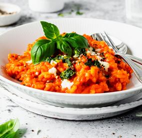 Tomate-Mozzarella-Risotto