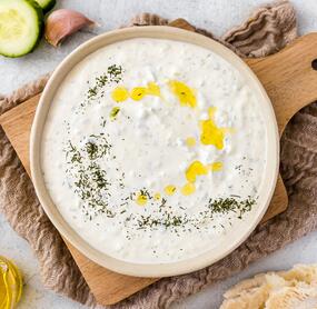 Zaziki mit Schmand