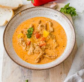 Würzige Gyrossuppe