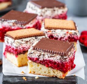 Butterkekskuchen mit Schokolade