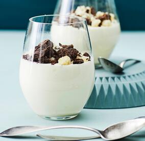 Weiße Schokomousse aus 4 Zutaten