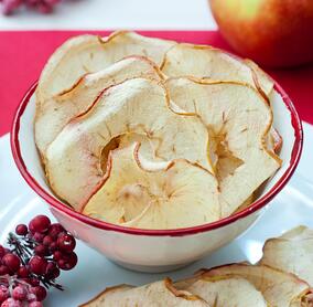 Getrocknete Apfelringe