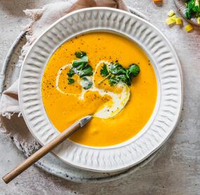 Kürbiscremesuppe mit nur 7 Zutaten