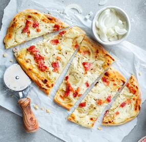 Elsässer Flammkuchen