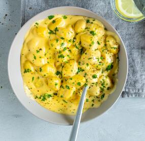 One-Pot-Gnocchi mit Käsesoße