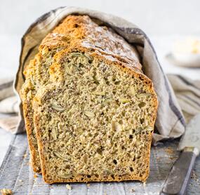 Blitz-Dinkelbrot ohne Hefe