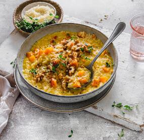 Kürbisrisotto