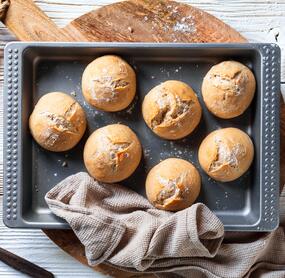 Dinkelbrötchen über Nacht