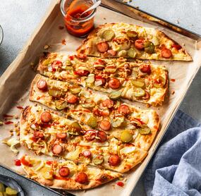 Amerikanischer Flammkuchen