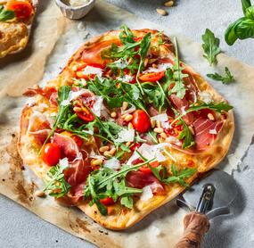 Italienischer Flammkuchen