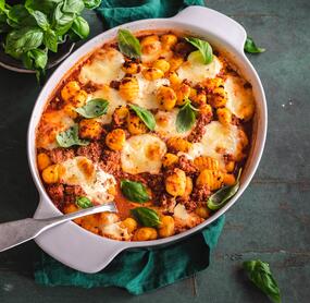Schnelle Gnocchi Bolognese
