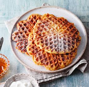 Skyr-Hafer-Waffeln