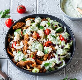 Low-Carb-Dönerteller