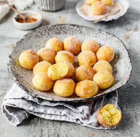 Quarkbällchen im Backofen