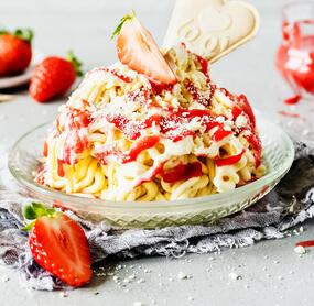 Spaghettieis wie in der Eisdiele